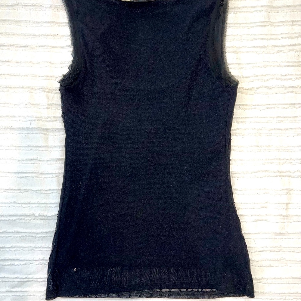 Black Sequined Tank, Express Size Small - image 2